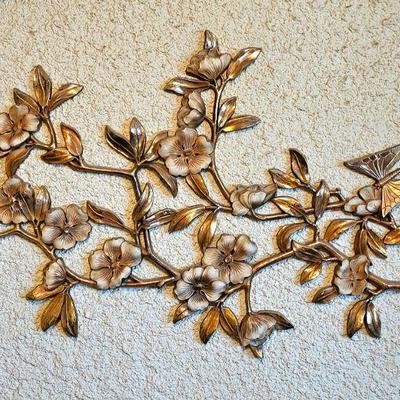 Mid Century Syroco Hollywood Regency Wall Art.