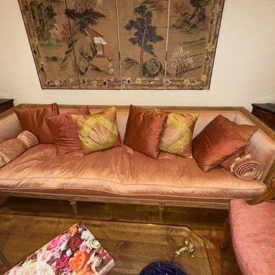 Silk sofas