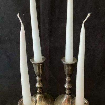 Sterling weighted candlesticks
