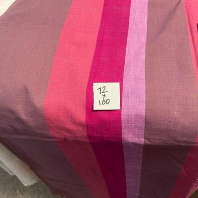 Mandarin striped bedspread