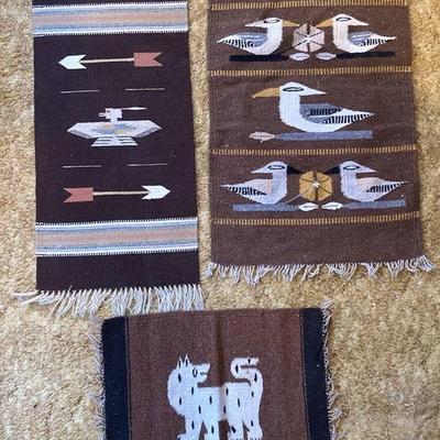 Southwest woven wall hangings