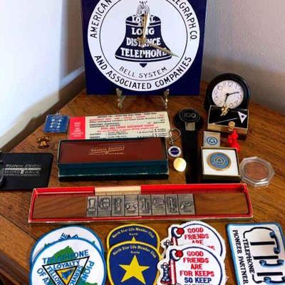 Telephone company collectibles