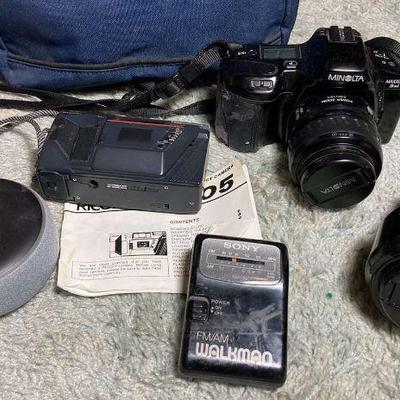 Minolta maxxum camera