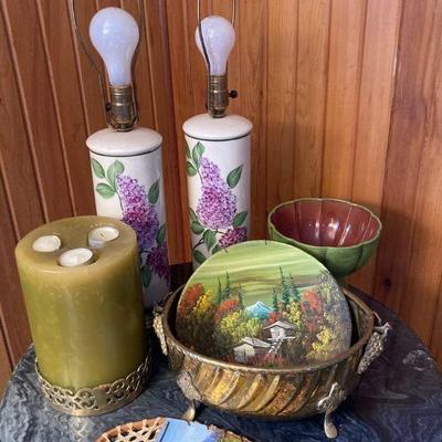 Handpainted lamps