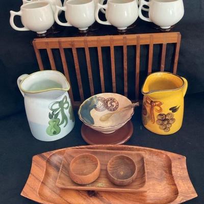 Hall usa footed mugs