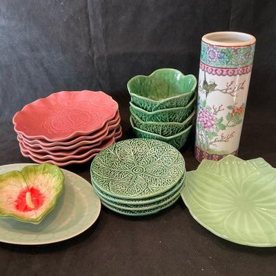 Carnival stoneware cabbage ware more