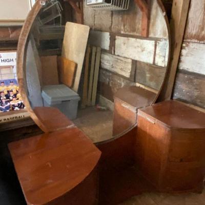 antique art deco vanity