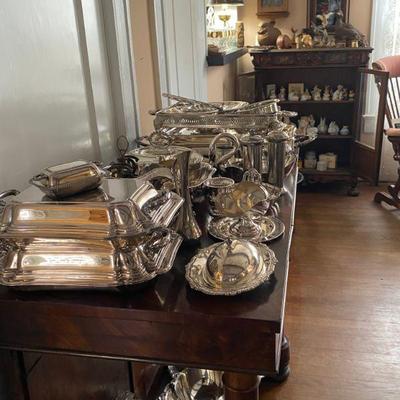 silverplate serving pieces