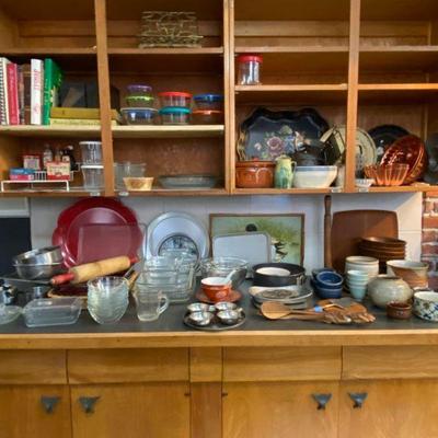 kitchen loaded with one of a kind items