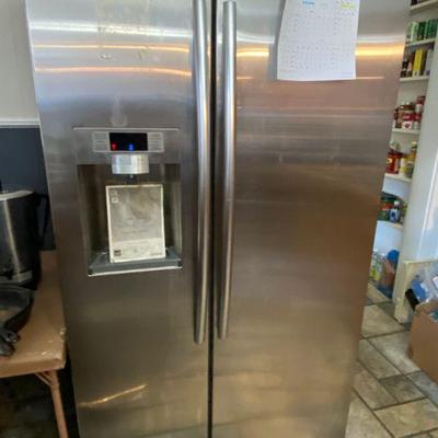 samsung side by side refrigerator freezer model rs22hdhpnsr