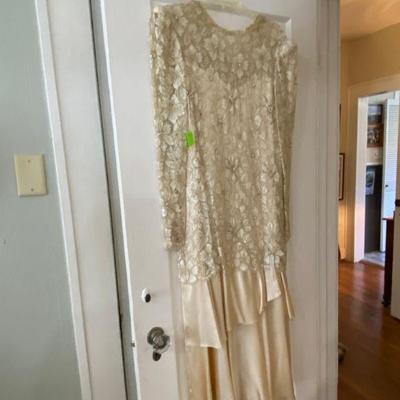 ladies antique evening gowns