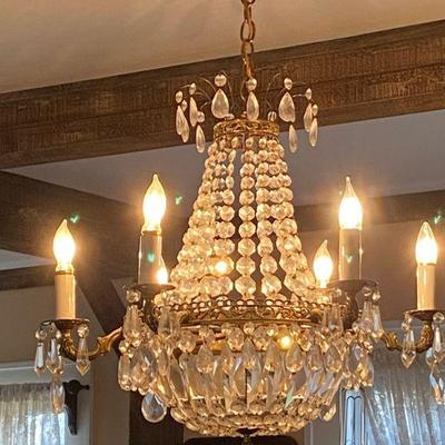 crystal antique chandelier