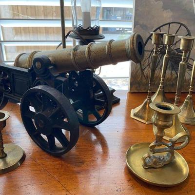bronze cast iron cannons full size and mini by pencraft