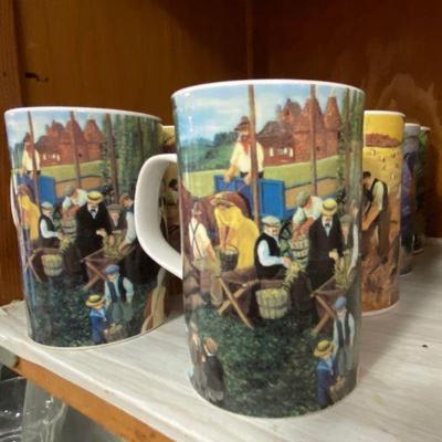 Margaret Loxton Dunoon Harvest Themed Coffee Mug - Made in England Homestead