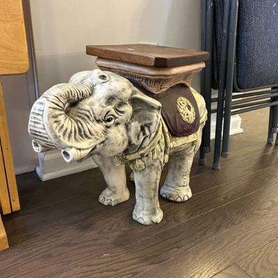 Vintage Elephant planter/side table 