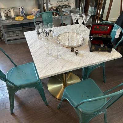 Like new West Elm bistro table 