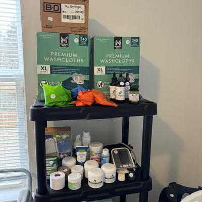 A large assortment of medical equipment
