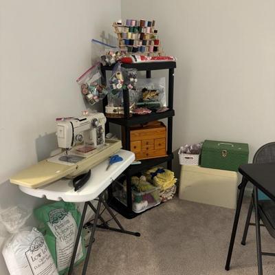 Sewing machine and notions