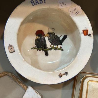 WWI era child’s bowl