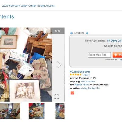 Estate sale photo