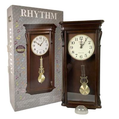 ANDE702 Rhythm Wall Clock With Music	Rhythm Westminster wall clock with 16 classical melodies and 3 Christmas melodies.
