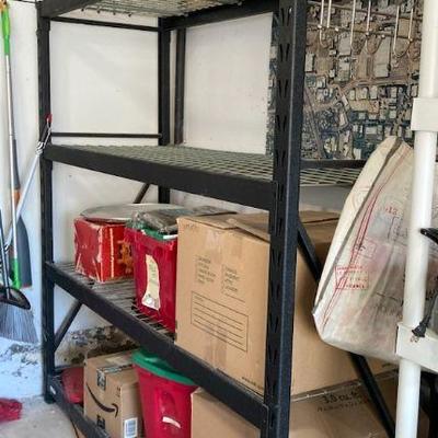 Mb202 heavy duty black utility shelf