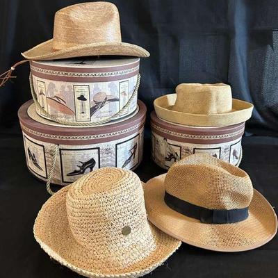 Mb111v legitimo sahuayo ripcurl and more straw hats and hat boxes
