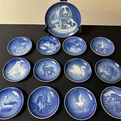 Mb208 bing grondahl collector plates lot 2