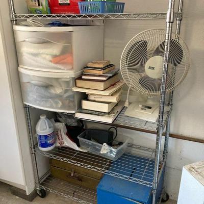 Mb205 metal utility 4 shelf unit