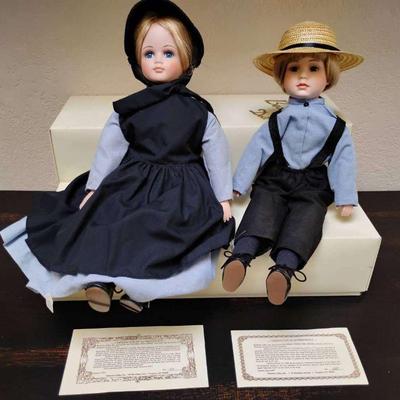 Mb162 beatrice gifts amish dolls