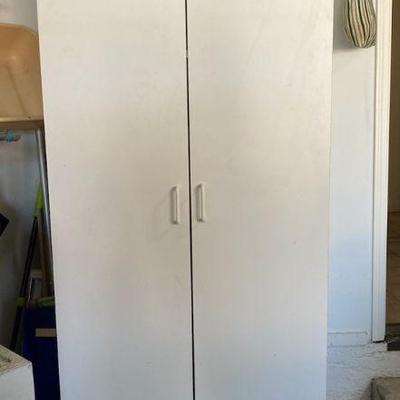 Mb201 white 2 door cabinet