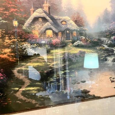 Signed and numbered Thomas Kincaid litho 