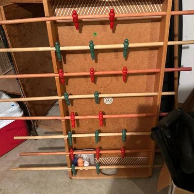 Vintage foosball table
