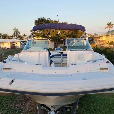 2003 Hurricane (Godfrey Marine) SunDeck SD187 (18'7) Boat - functional, just had tuneup, Yamaha 115 4Stroke Outboard Motor w....