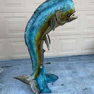 bronze mahi sculpture/fountain