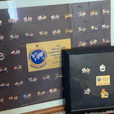 Framed Olympic Pins