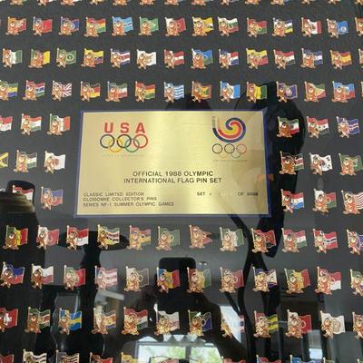 Olympic Pins Framed