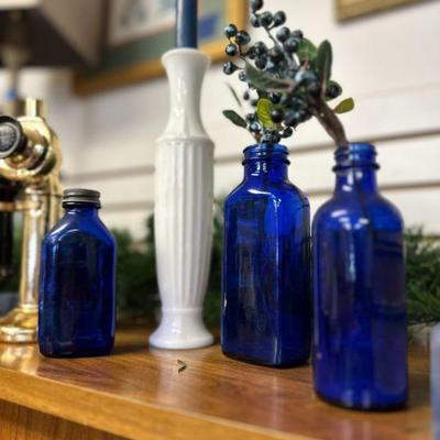 Blue Glass Bottles