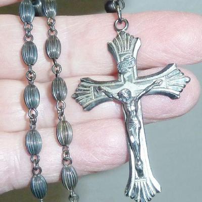 Vintage Sterling Silver Rosary