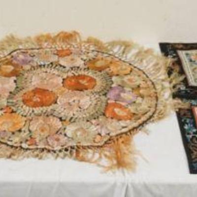1211	GROUP OF ASSORTED ASIAN TEXTILES, LARGEST APPROXIMATELY 17 IN X 15 IN
