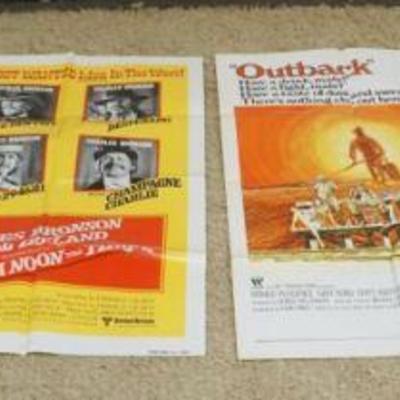1255	GROUP OF VINTAGE MOVIE POSTERS
