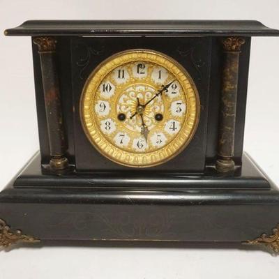 1100	ANTIQUE WATERBURY MANTLE CLOCK
