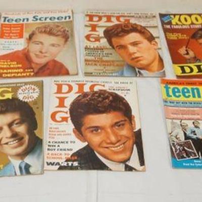 1269	10 VINTAGE CA 1960'S TEEN MAGAZINES
