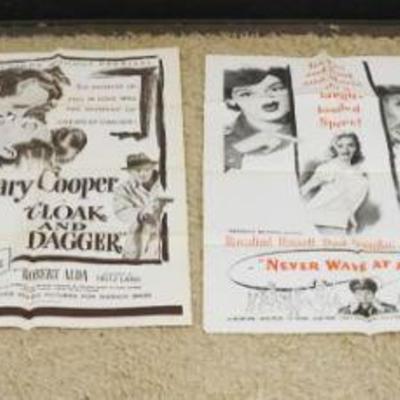 1245	GROUP OF VINTAGE MOVIE POSTERS
