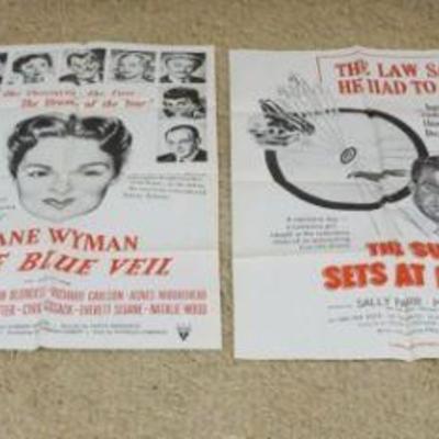 1243	GROUP OF VINTAGE MOVIE POSTERS
