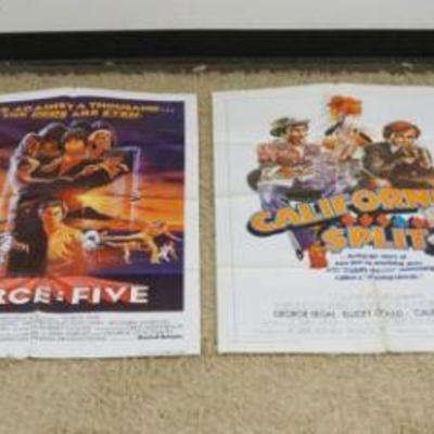 1251	GROUP OF VINTAGE MOVIE POSTERS
