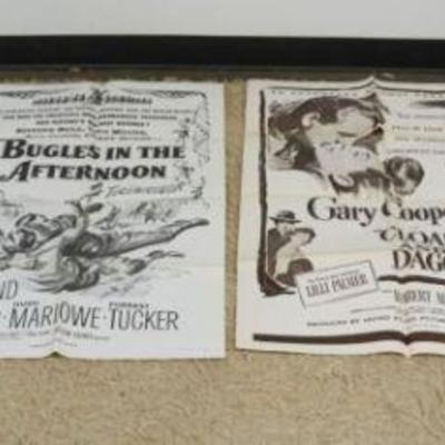 1247	GROUP OF VINTAGE MOVIE POSTERS
