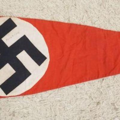 1204	GERMAN WWII PENNANT, APPROXIMATELY 48 IN X 15 IN
