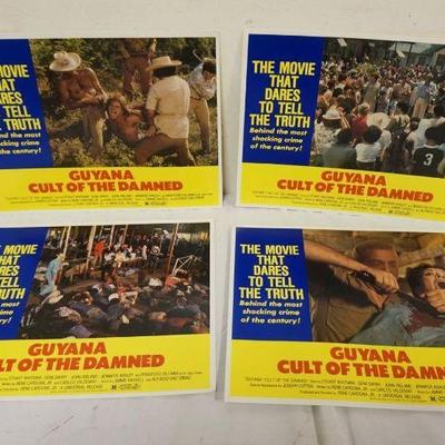 1263	MOVIE LOBBY CARDS *GUYANA CULT OF THE DAMNED*
