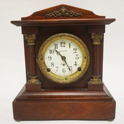 1099	ANTIQUE SETH THOMAS MANTLE CLOCK, APPROXIMATELY 10 IN X 7 IN X 12 IN
